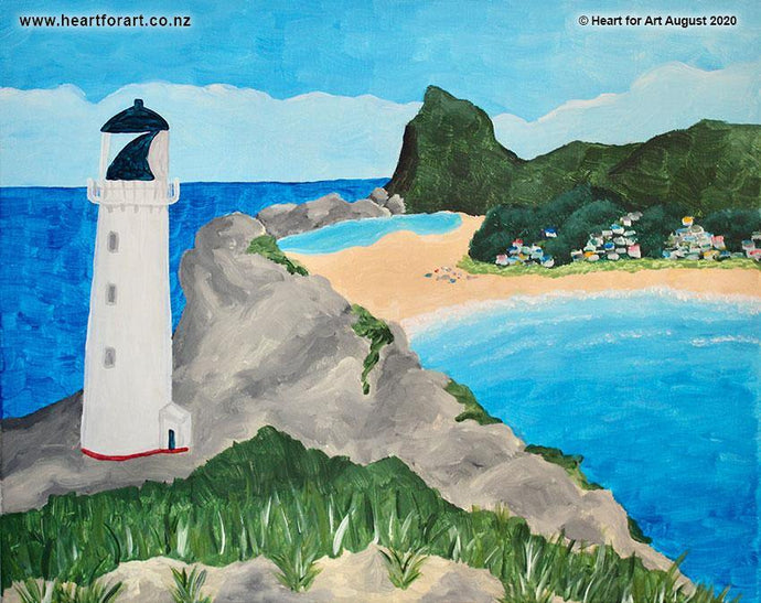 CASTLEPOINT Painting Tutorial - Heart for Art