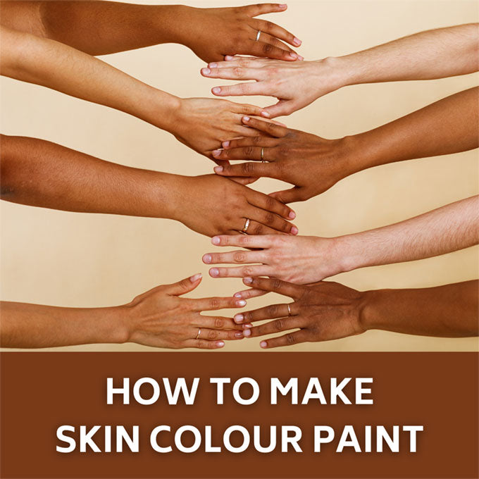 How to make skin colour paint Heart for Art HeARTy tips with Silke blog